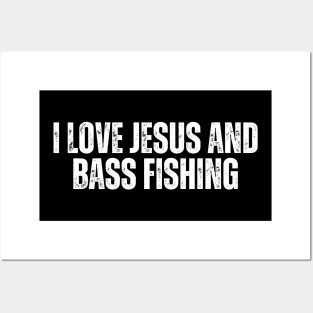 Jesus Bass Fish Posters and Art